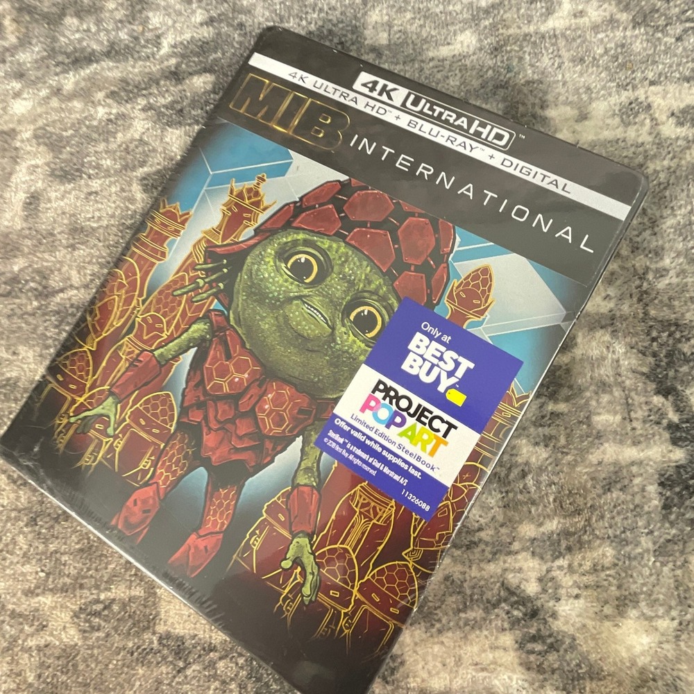 MIB International 4K UHD Blu-ray Steelbook Best Buy PopArt Limited Edition
